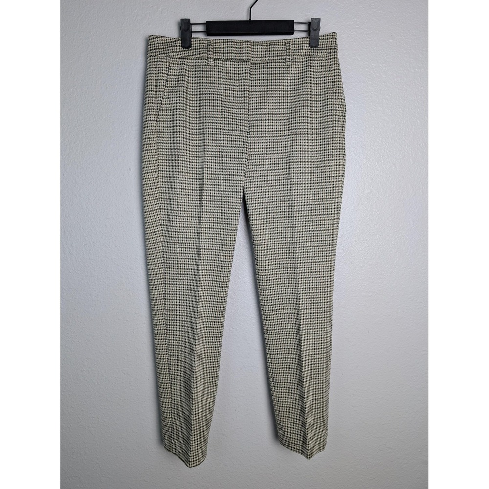 White House Black Market Pants‎ Womens 8 Beige Tweed Slim Dress Pants Pockets